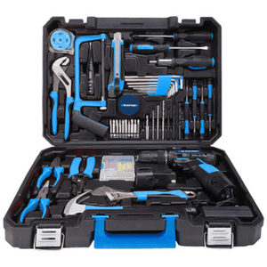 Set de Herramientas Blaupunkt Power Kit 800 y Taladro Inalámbrico
