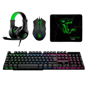 Combo Perifericos Gaming 4 en 1 Constrictor CMC-1001L