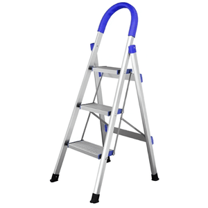 Escalera Aluminio Plegable KLD 1750 3 Escalones Aluminio