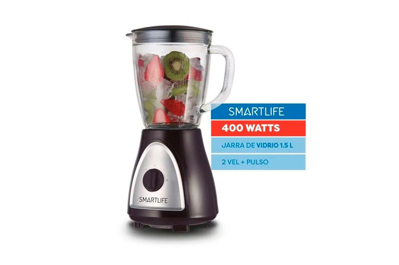 Licuadora Smartlife Sl-bl1008b 400w Vaso De Vidrio 1.5 Lts_0007_156886-800-auto