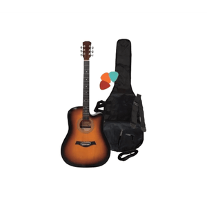 Guitarra Electroacústica Sunset FK-40CEJR Sunburst con Funda