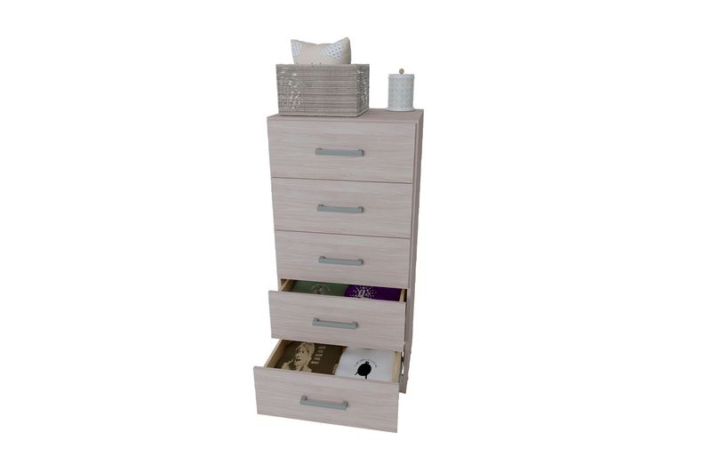 Chifonier Orlandi 3425 5 Cajones Jacaranda_0001_060_vestido_jacaranda