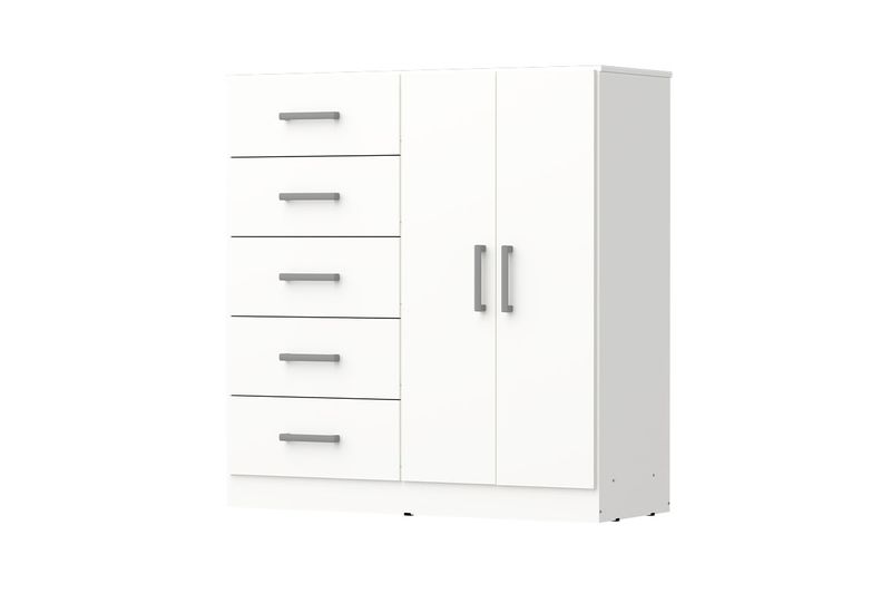 Chifonier Orlandi 3402 2 Puertas 5 Cajones Blanco_0001_3402 BLANCO