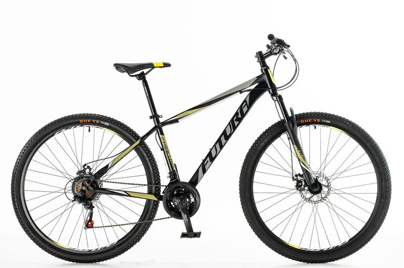 Bicicleta R29 Futura Cheetah 5189 21V Negro_Amarillo_0003_Cheetah-ALTA-AMARILLA-FRENTE-1-2048x1365