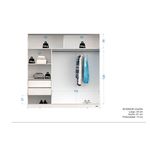 Placard Dakar Mosconi 2 Ptas PL180DK 179x183 cm Venezia_0002_PLACARD-1.80-DK-VA-01 -1-