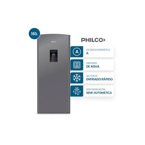 Heladera One Door Philco con Dispenser PHSD179PD2 161L Plata