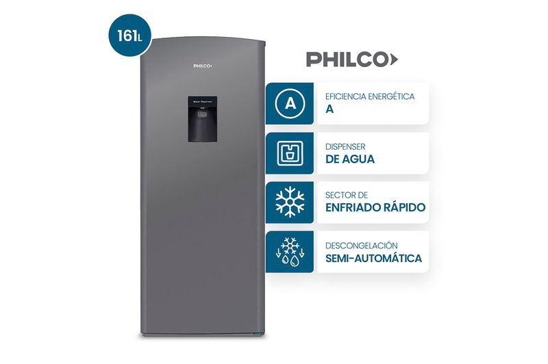 Heladera One Door Philco con Dispenser 94PHSD179PD2 161L Plata_0002_Copia de PHSD179PD2_2-100
