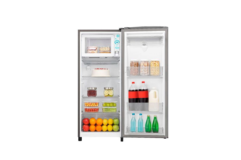 Heladera One Door Philco con Dispenser 94PHSD179PD2 161L Plata_0001_phsd179pd2-abierta_1