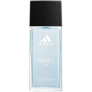 Adidas Moves for Him - Fragancia corporal para hombres, 2.5 onzas líquidas, pomelo