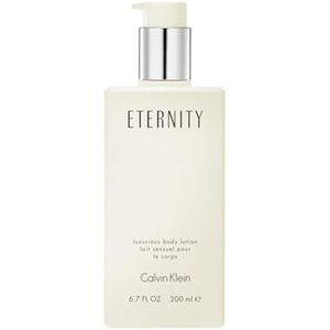 Calvin Klein Eternity Loción corporal con notas de bergamota, rosa blanca, sándalo y ámbar, 6.7