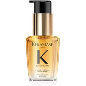 KERASTASE Aceite para el cabello recargable Elixir Ultime | Suero de aceite hidratante para suavizar