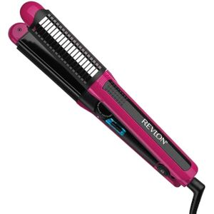 REVLON Perfect Match Flat Iron Straightens, Creates Curls and Waves | Hair Straightener with Ceramic