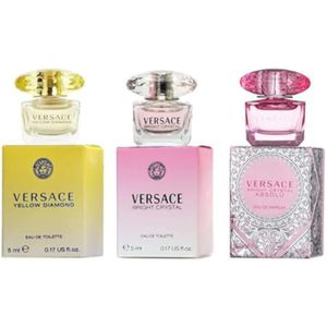 Versace Miniature Variety Trio Collection Perfume Set de regalo para mujer