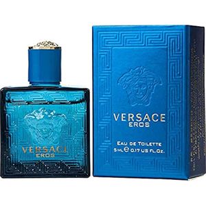 Versace Eros - EDT pequeño para hombre, 0.17 onzas