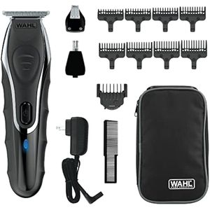 WAHLWahl Aqua Blade Recargable Wet / Seco Litio Ion Deluxe Kit de recorte de lujo con 3 cabezas