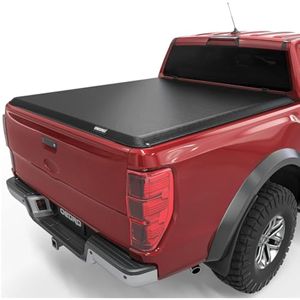 OEDRO Cubierta suave de triple pliegue para caja de camioneta compatible con Ford F250 F350 F-250