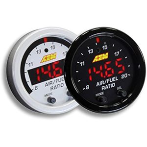 AEM Medidor de controlador de sensor de relación de combustible de aire UEGO de banda ancha de 2.047