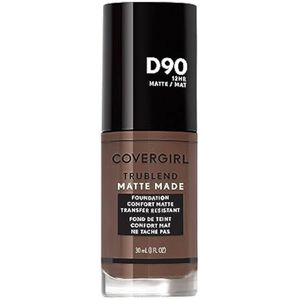 Covergirl - Base líquida mate Trublend, Total 1, Espresso