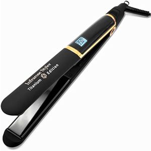 SRI Infrarose Titanium Styler – Plancha plana profesional con placas flotantes para reducir tirones