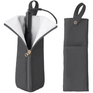 Soporte y alfombrilla para plancha caliente, bolsa de viaje resistente al calor para rizador,