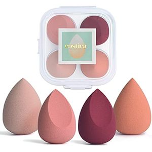 COSTICA - Juego de esponjas de maquillaje, esponja de belleza, licuadora de maquillaje impecable