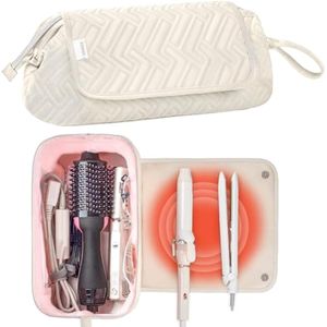 Leudes Bolsa de viaje para mujer, resistente al calor, para artículos esenciales de viaje,