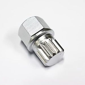 Llave de bloqueo de rueda ABC 0-9 de acero cromado para VW, herramientas de extracción de tuercas de