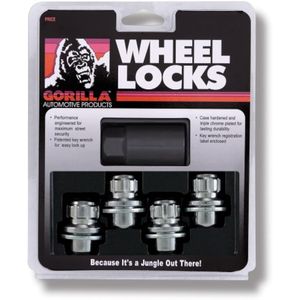 Llave de rueda con arandela Gorilla Automotive Toyota O.E., Paquete de 4, Cromado
