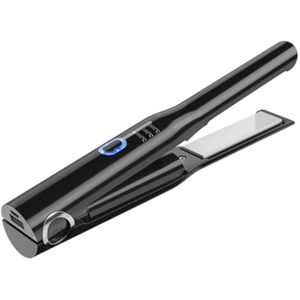 Alisador de pelo inalámbrico portátil plancha plana inalámbrica plancha de pelo mini viaje Plancha