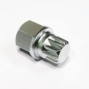 Llave de bloqueo de rueda ABC 0-9 de acero cromado para VW, herramientas de extracción de tuercas de