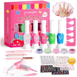 Kit de esmalte de uñas para niñas de 7, 8, 9, 10, 11, 12 años, cosméticos, para fiestas de niñas de