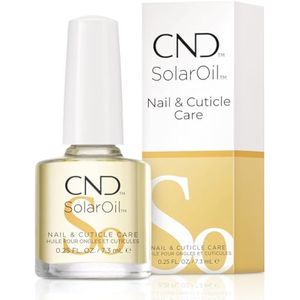CND Aceite de cutícula SolarOil, mezcla natural de jojoba, vitamina E, salvado de arroz y aceites de