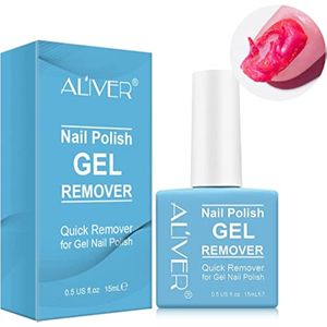 Removedor de esmalte de uñas de gel, removedor mágico, se quita de manera eficaz y fácil en 2-4