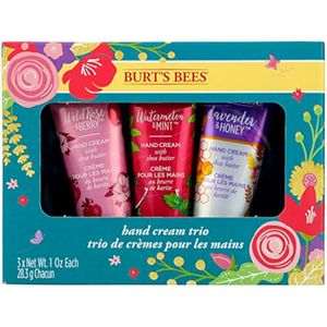 BURTS BEES Set de regalo de trío de crema de manos, 3 CT