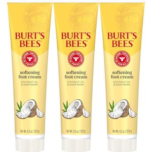 Burt's Bees Crema para pies de coco, paquete de de 3