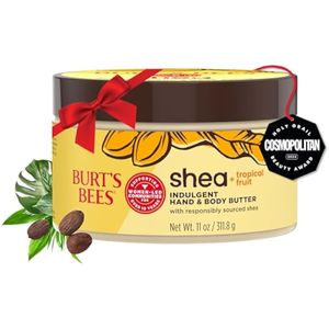 Burt's Bees Karité + frutas tropicales para manos indulgentes + mantequilla corporal, no grasa,
