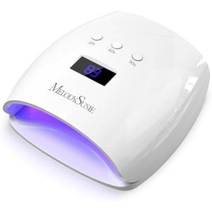 Melodysusie Lámpara de uñas UV, luz UV Plus30T para uñas de gel, verdadera 54 W, secador de uñas LED
