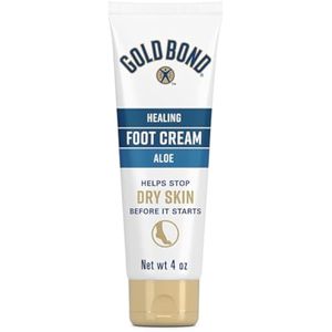 Gold Bond Ultimate curativo crema de pie con aloe 4 oz. (Paquete de 4), cura los tacones secos y