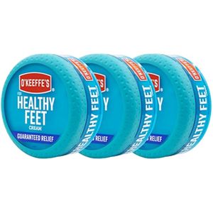 O'Keeffe's Healthy Feet crema de pies, frasco de 3.2 onzas., K0320001-3