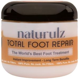 Naturulz Crema de reparación total de pies de 4 onzas, remedio perfecto para pies cansados, piel