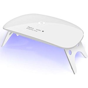 Kepma UV LED Secador de uñas Mini lámpara portátil de curado luz para esmalte de uñas de gel, 6 W