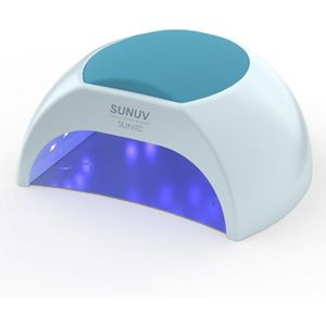 SUNUV SUN2C 48W UV Light for Nails,UV LED Nail Lamp with 4 Timer Settings,LED Nail Light Compatible