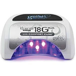 Gelish 18G Plus con curado cómodo con LED de 36 W, luz de curado de gel de alto rendimiento para tu