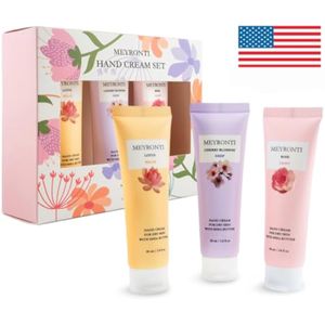 Set de regalo de crema de manos, granada y loto, leche de coco y rosa, flor de cerezo, tamaño de