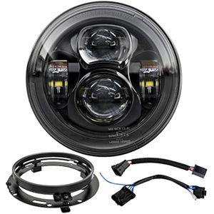 4X4FLSTC Faro delantero LED de 7 pulgadas para motocicleta de haz alto y bajo para Touring Street