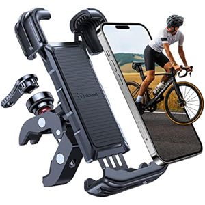 VICSEED Soporte de teléfono para bicicleta de tanque - [antirrobo y bloqueo seguro] Soporte de