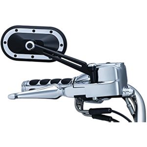 Kuryakyn Accesorio para manillar de motocicleta 1766: espejos laterales retrovisores industriales