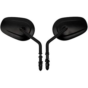 Minho Espejo retrovisor de motocicleta HD para Harley Sportster/Dyna Glide/Softail/Road King/Electra