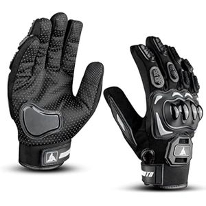 SAGA SPORTS Guantes de motocicleta para hombre, compatibles con pantalla táctil, guantes de moto