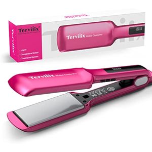 Terviiix Plancha plana para el cabello, plancha plana de cerámica de 2 pulgadas de ancho para el
